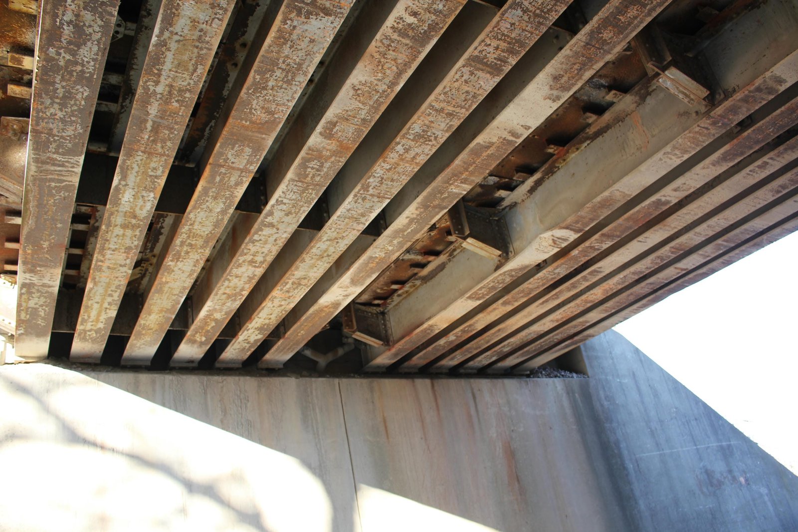 Under bridge